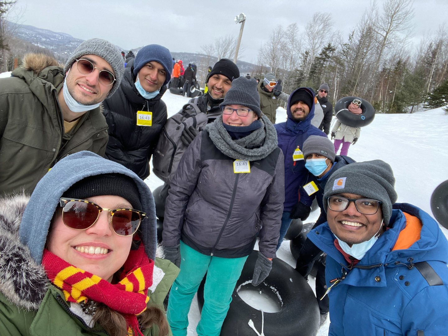 Ice tubing fun 2022 - Winter activities
